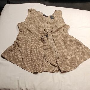 NY&C 100%Silk women's sleeveless shirt size 12